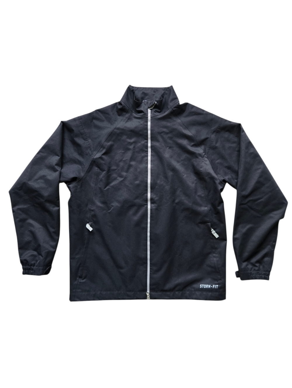 Nike Golf Black Storm Fit long Sleeve Full Zip Rain Jacket